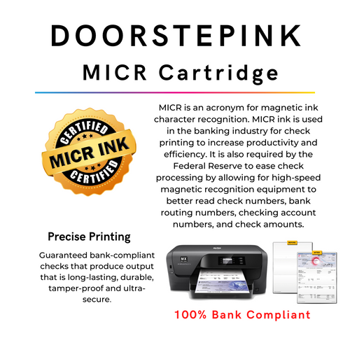 DoorStepInk Brand for HP 21 C9351AN Black MICR Remanufactured in the USA Ink Cartridges, C9351AN